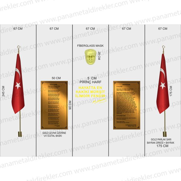 Atatürk Köşesi Seti Poz Model 08